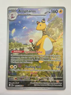 Pokemon Ampharos 090/086 Full Art Holo Rare chaos rising - Image 1