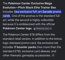 Pitch Black Pokemon Center Elite Trainer Box ETB - Damaged Seal - Image 3