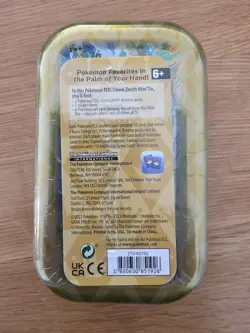 Pokemon TCG Crown Zenith Mini Tin Bede Brand New Factory Sealed - Image 2