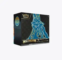Mega Evolution ETB Pokemon Center Elite Trainer Box Mega Lucario PRESALE - Image 1
