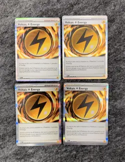 4x Voltaic Lightning Energy 084/084 ME05: Pitch Black Pokemon x4 PlaySet Deck TC - Image 1
