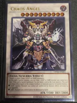 1x Yu-Gi-Oh! Chaos Angel - OP24-EN001 - Ultimate Rare - NM - Image 1