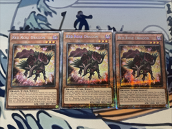 Yugioh Red Rose Dragon x3 Starlight Rare MP25-EN037 Near Mint - Image 1