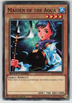 Maiden of the Aqua SBC1-ENC07 Speed Duel: Yu-Gi-Oh 1st Edition NM - Image 1