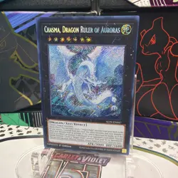 Yu-Gi-Oh! Chasma, Dragon Ruler of Auroras ALIN-EN047 Secret Rare 1st Ed + BONUS - Image 1