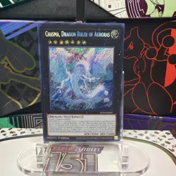 Yu-Gi-Oh! Chasma, Dragon Ruler of Auroras ALIN-EN047 Secret Rare 1st Ed + BONUS - Image 3