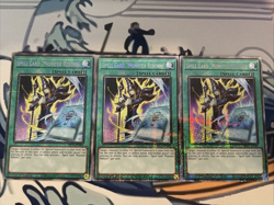 Yugioh Spell Card "Monster Reborn" x3 Starlight Rare MP25-EN006 Near Mint - Image 1