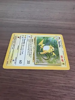 Raichu 14/102 Holo Rare Base Set – WOTC Vintage 1999 Pokemon TCG Card - Image 2