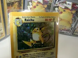Pokemon Raichu Holo Card Base Set 14/102 1999 TGC WOTC - Image 4