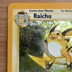 Pokemon Raichu 14/102 Base Set Holo Rare WOTC 1999 – Excellent Condition - Image 3