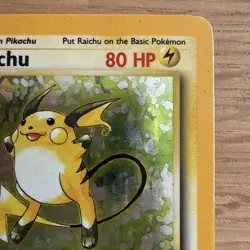 Pokemon Raichu 14/102 Base Set Holo Rare WOTC 1999 – Excellent Condition - Image 4