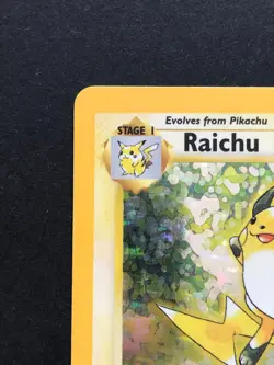 Raichu 14/102 Base Set Holo - Vintage Pokemon Card WOTC 1999 - Played - Image 5
