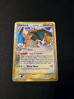 Charizard Ex 4/100 - Crystal Guardians - Reverse Holo - HP / Damaged - Image 1