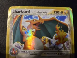 Charizard Ex 4/100 - Crystal Guardians - Reverse Holo - HP / Damaged - Image 2