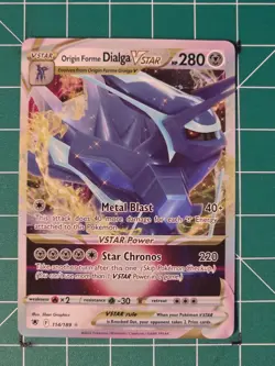 Origin Forme Dialga VSTAR 114/189 Swsh10: Astral Radiance Holo - Image 1