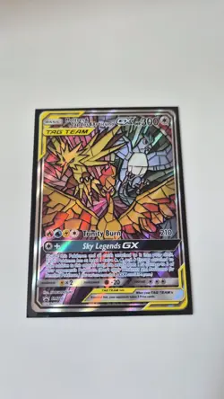 Pokemon TCG Moltres Zapdos Articuno GX SM210 Hidden Fate Promo - Image 1