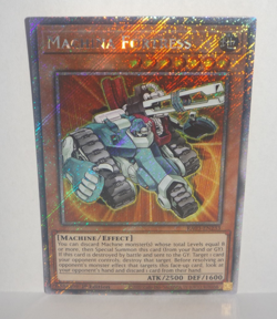Machina Fortress - Platinum Secret Rare Yu-Gi-Oh Card - (RA03) - 1st Edition - Image 1