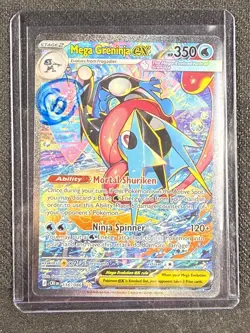 Mega Greninja ex 116/086 Me04: Chaos Rising B CARD Pack Fresh - Image 3