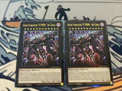 Yugioh Super Starslayer Ty-Phon - Sky Crisis Prismatic Utlimate RA04-EN072 x2 NM - Image 1