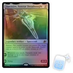 FOIL DAWNSIRE, SUNSTAR DREADNOUGHT Edge Of Eternities EOE Magic MTG MINT CARD - Image 1
