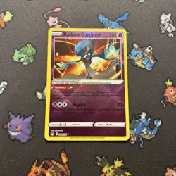Radiant Gardevoir 069/196 NM -Ultra Rare Pokemon Card- Lost Origins (9q) - Image 1