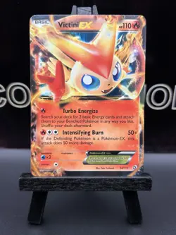 Victini EX - 24/113 - Pokemon Legendary Treasures Black White Ultra Rare Card LP - Image 2