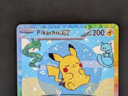 BUBBLE PIKACHU EX POKEMON CARD * FAN ART * MEW FRIENDS Paldean 232/091 - Image 2