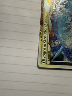 Kyogre & Groudon Legend (Top) 87/90 Undaunted Holo Pokemon Card - Image 3