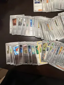 Pokemon Trainer Card Bulk Lot 311 TCG Items Supporters Stadiums Mixed NM Cards - Image 3