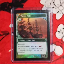 Tinder Wall Magic: The Gathering Foil Creature Card Green English - Image 2