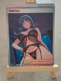 Sabrina Trainer Full Art Sexy Waifu doujin ACG Art Card - Image 2