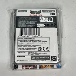 DRAGON BALL SUPER CARD GAME RED TRIAL DECK FUSION WORLD GOKU NEW SEALED ENGLISH - Image 1