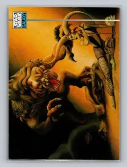 Oola Rancor 344 Star Wars Galaxy Series 3 Serial Numbered /75 NM Trading Card - Image 1