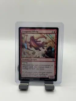 MTG, Firespitter Whelp $3 ORDER MIN 197 Foundations Regular - Image 1