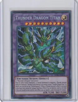Yugioh SOFU-EN036 Thunder Dragon Titan - Secret Rare 1st Edition - Image 1