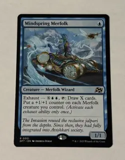 MTG Mindspring Merfolk - Aetherdrift NM - Image 1