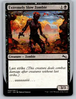 Extremely Slow Zombie (B) 54 Common Unstable Magic: The Gathering Near Mint - Image 1