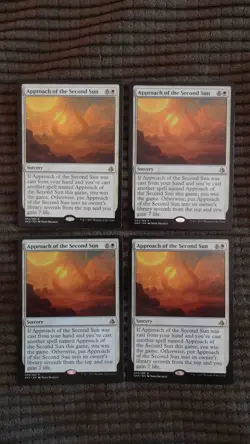 Magic: the Gathering / MtG Approach of the Second Sun x4 Amonkhet - Image 1