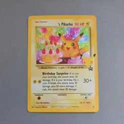 Pokemon Pikachu TCG Holo Rare Birthday Celebrations Card #24 - Image 1