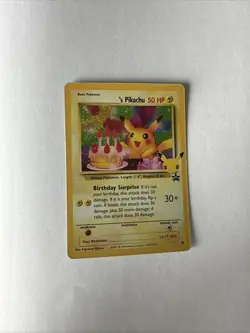 Birthday Pikachu Holo Promo 2021 Pokemon Celebrations Classic #24 Near Mint - Image 1