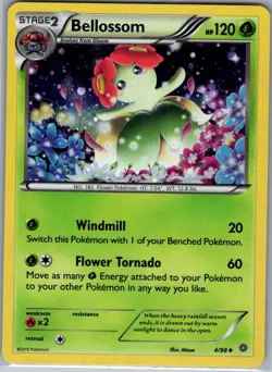 Bellossom 4/98 Holo XY - Ancient Origins - Pokemon Card - NM - Image 1