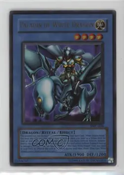 Paladin of White Dragon Unlimited YuGiOh Magician's Force #MFC-026 2003 - Image 1