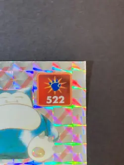 [P397]Pokemon Amada Sticker Collection Snorlax Japanese #180 Prism - Image 3