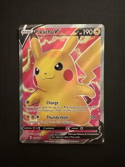 Pokemon Pikachu V Full Art Vivid Voltage Ultra Rare 170/185 Mint - Image 1