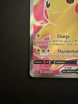 Pokemon Pikachu V Full Art Vivid Voltage Ultra Rare 170/185 Mint - Image 4