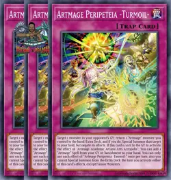 Yugioh 3x Artmage Peripeteia -Turmoil- DOOD-EN075 Common 1st Ed NM - Image 1