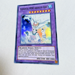 Yu Gi Oh! Elemental Hero Absolute Zero GENF-ENSE1 Super Rare Limited Near Mint - Image 3