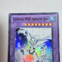 Yu Gi Oh! Elemental Hero Absolute Zero GENF-ENSE1 Super Rare Limited Near Mint - Image 4