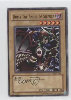 Doma The Angel of Silence Unlimited YuGiOh Metal Raiders #MRD-015 2002 READ - Image 1