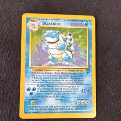Blastoise Base Set Unlimited Holo Rare 2/130 100 HP 1999 English WOTC - Image 1